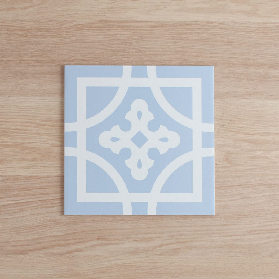 TileCloud TILE Belrose Blue Encaustic Look Tile