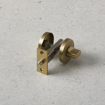 Door Lock Brushed Brass