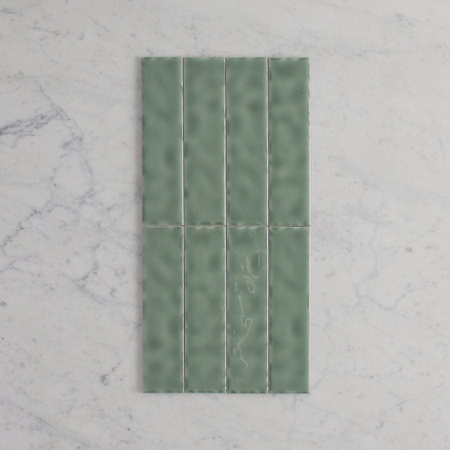 TileCloud TILE Newport Gloss Mini Subway Jade Green Tile