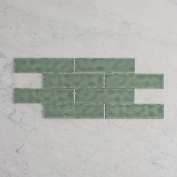 Newport Gloss Mini Subway Jade Green Tile