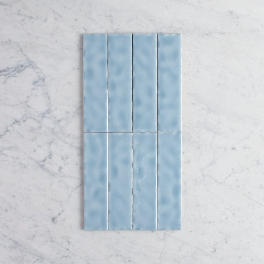 TileCloud TILE Newport Gloss Mini Subway Ocean Blue Tile