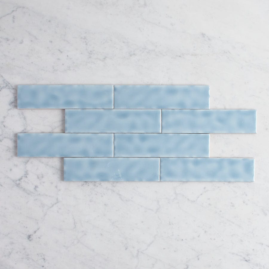 TileCloud TILE Newport Gloss Mini Subway Ocean Blue Tile
