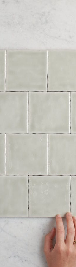 TileCloud TILE Newport Gloss Sage Green Small Square Tile