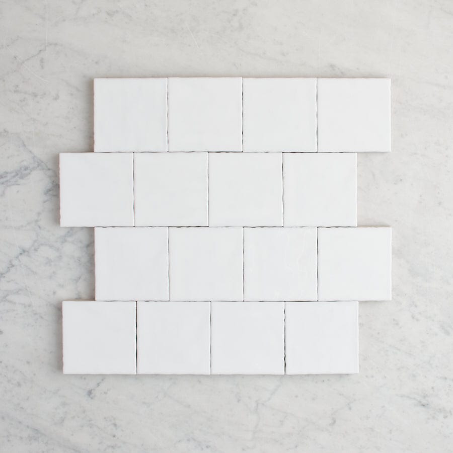 TileCloud TILE Newport Gloss White Small Square Tile