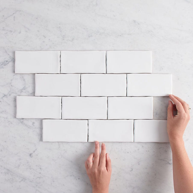 Newport Matte Small White Subway Tile – TileCloud