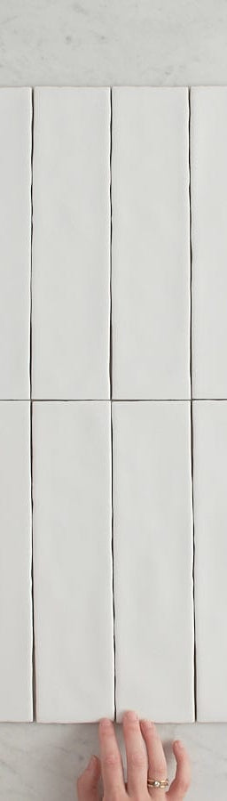 TileCloud TILE Newport Matte Subway White Tile