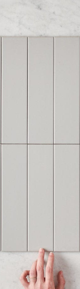 TileCloud TILE Riverton Matte Grey Subway Tile