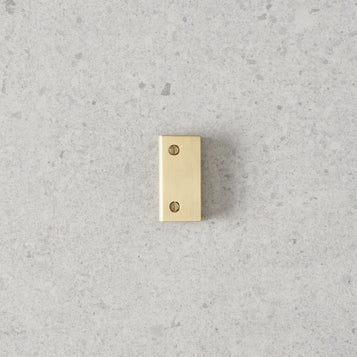 Shower Glass Clamp Brushed Brass