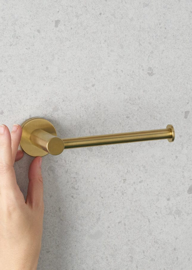 Yabby TAPWARE Toilet Roll Holder Brushed Brass