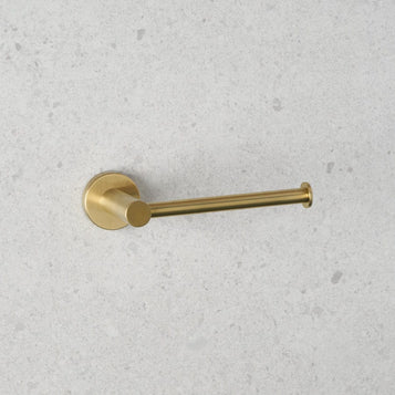 Toilet Roll Holder Brushed Brass