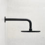 Wall Shower Arm and Head Matte Black