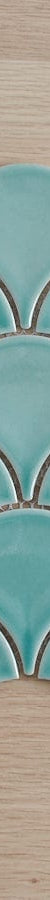 TileCloud TILE Coral Bay Mint Green Fish Scale Tile