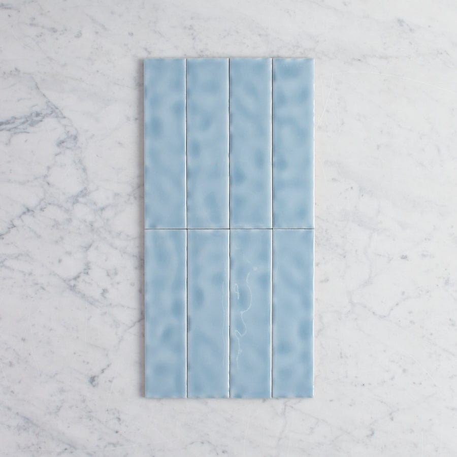 TileCloud TILE Newport Gloss Mini Subway Ocean Blue Tile