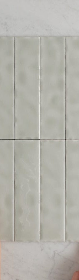 TileCloud TILE Newport Gloss Mini Subway Sage Green Tile