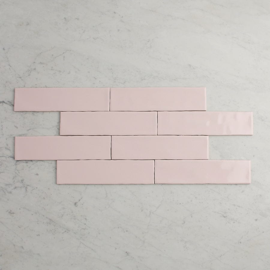 TileCloud TILE Newport Gloss Subway Baby Pink Tile