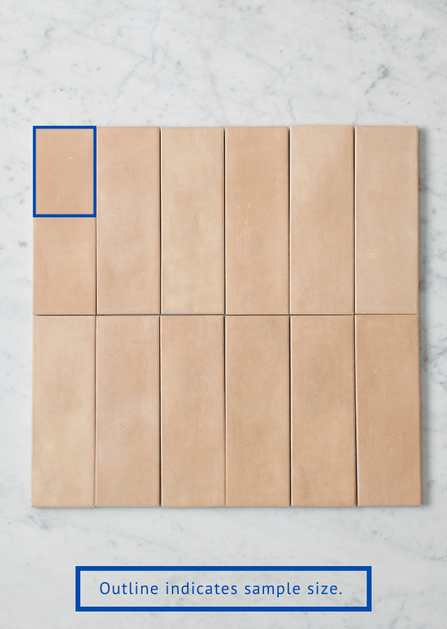 TileCloud TILE Northbridge Peach Terracotta Look Subway Tile
