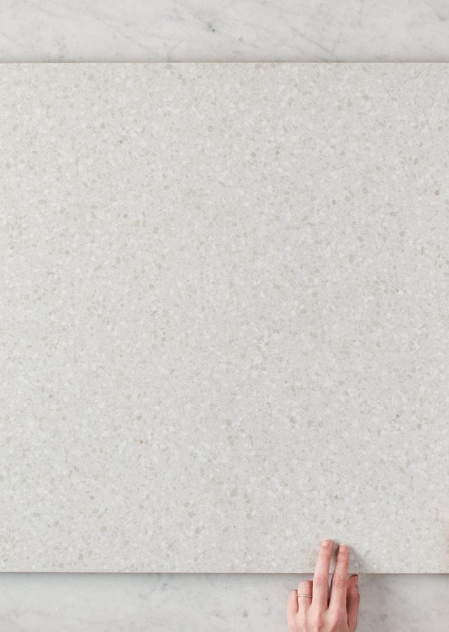 Fina Ceramics TILE Redfern External Terrazzo Look White