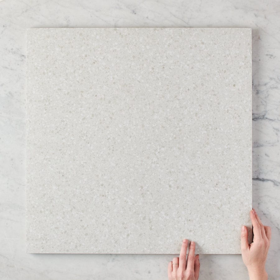 Fina Ceramics TILE Redfern External Terrazzo Look White